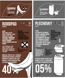 Bioodpad, plechovky